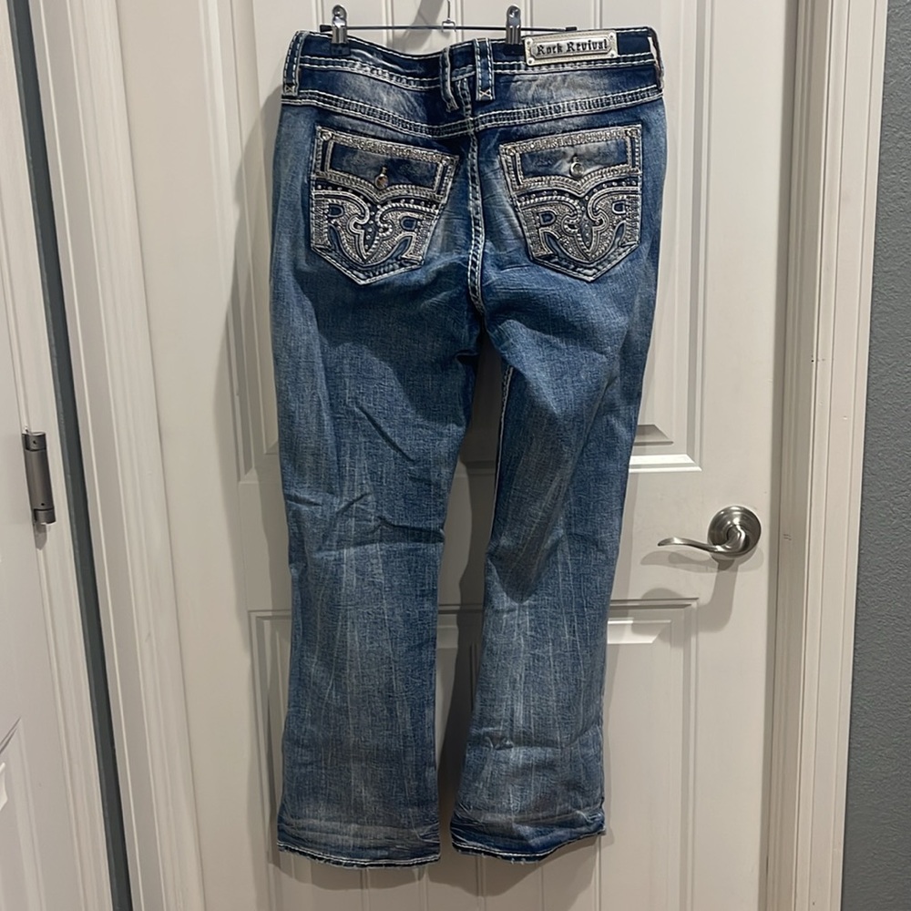 Women’s Rock Revival Jeans Easy Boot 
Size 32 Length 30 - Picture 4 of 7